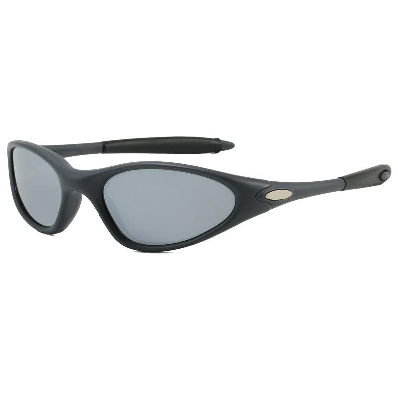 European and American sunglasses for men and women TR Retro Oval Frame Outdoor Cycling and Driving Sunglasses minute