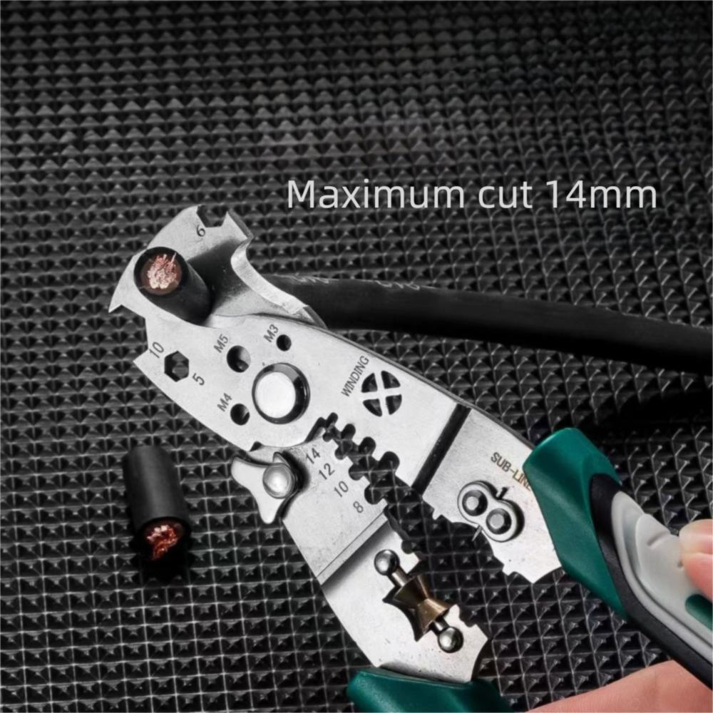 Multi-function Wire Cutting Pliers Metal Crimpper Electricians Hand Tools  Wireman Maintenance Tool