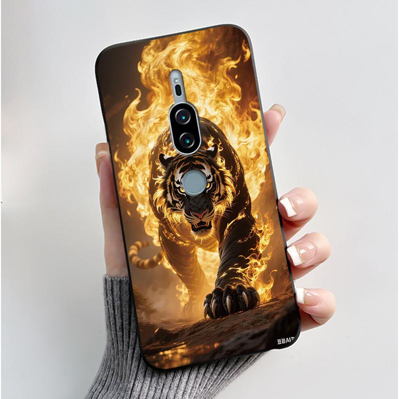 For Sony Xperia XZ2 Premium SO-04K SOV38 XZ2Premium Case Luxury Cute Cool Boys Girls Black Soft Silicone Back Cover TPU Housing