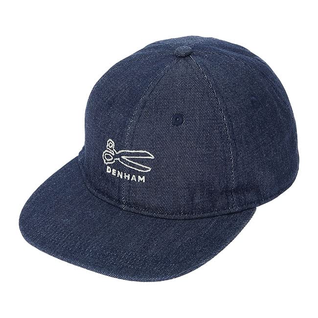 

15TH Scissor Logo 6 Panel Denim Cap Hat Gift Present [Denham] Мужская Женская [F-Denim]