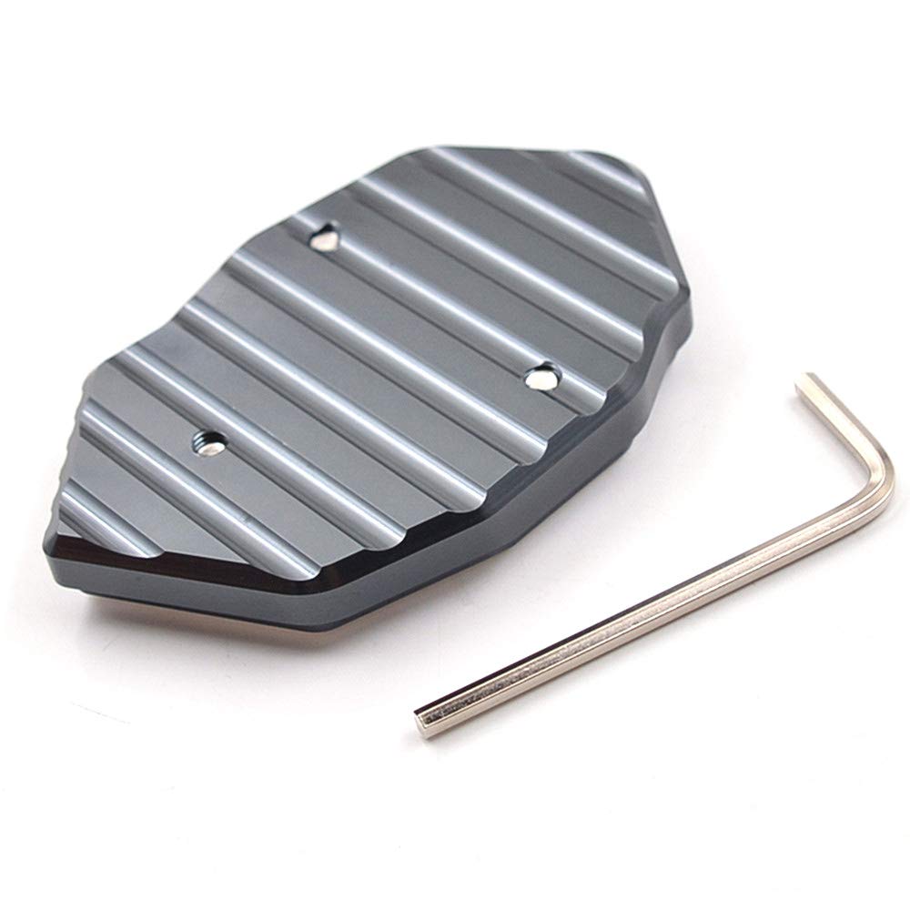 LEDISHUN Seitenständer Ständer Ständerplatte Verlängerung Aluminium Kompatibel Kawasaki Versis 1000 2012-2022