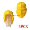 MOC City Small Particles Building Blocks Boys Girls Figures Accessories Curly Hair Beard Set Mini Bricks Toys Gifts For Kids G01