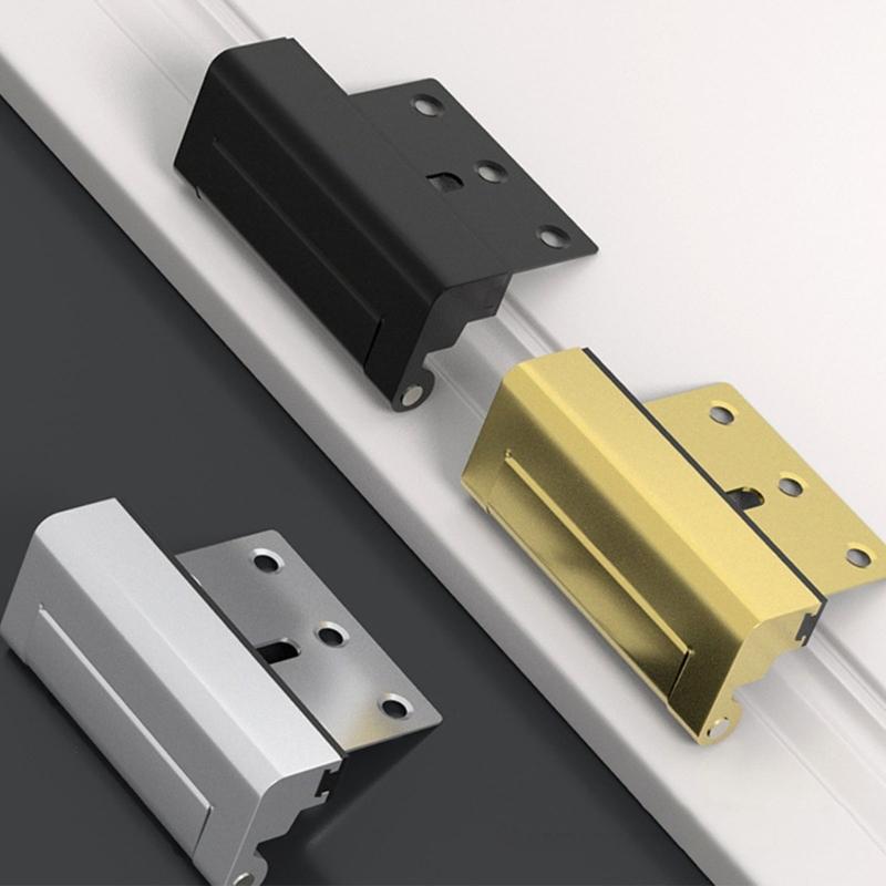 Door Reinforcement Lock Aluminum Alloy Night Lock Home Security Door Lock Security Device for Inward Swinging Door