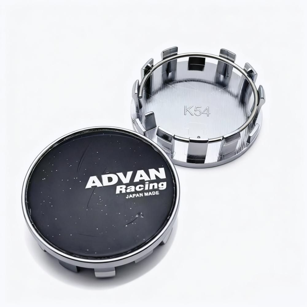 4pcs ADVAN Logo Emblem Car Wheel Center Caps 54MM 50MM Wheels Hub Cap Advan Racing Badge Rim Hubcaps Dust Cover Car Accessories