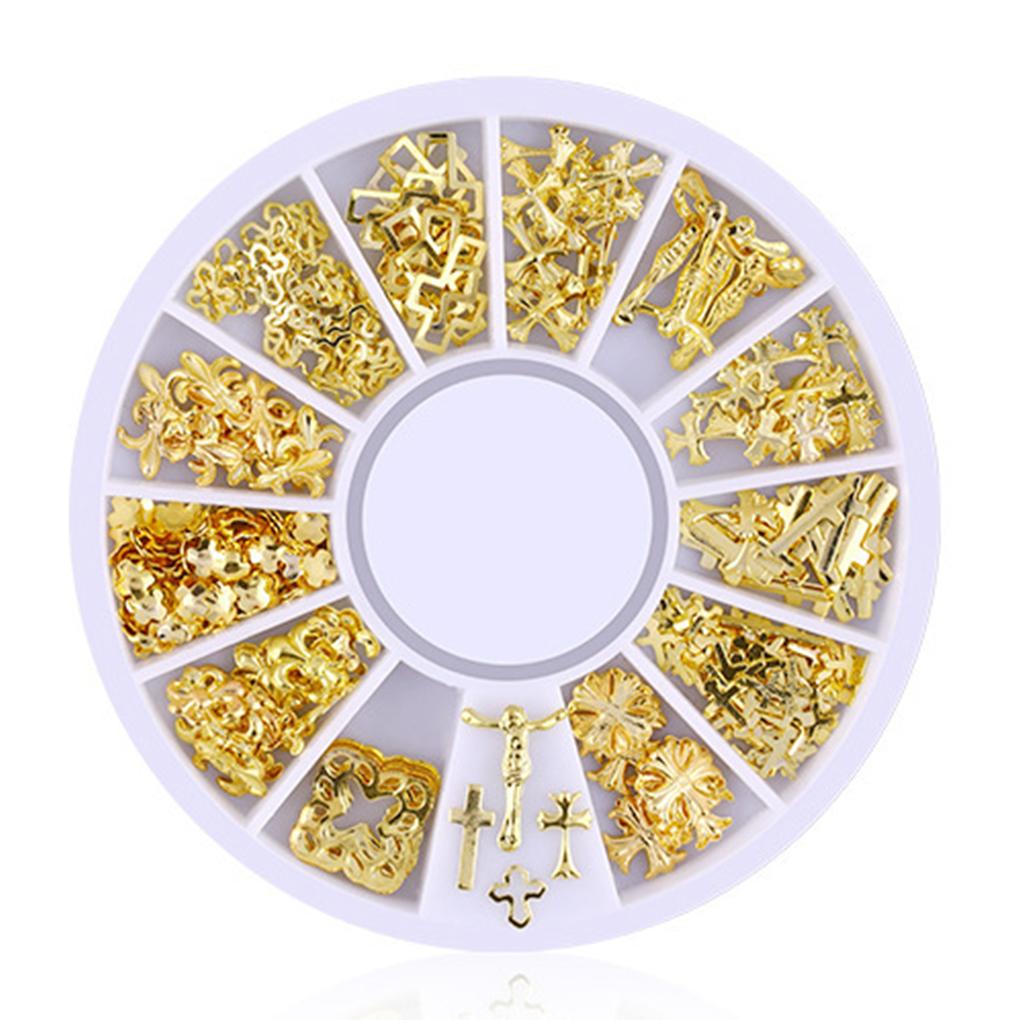 Manicure Sequin Heart Flower Moon Star Flakes Square Circle Paillette Decor