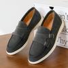 2025 Men's Plus Size European Suede Slip-on Moccasins