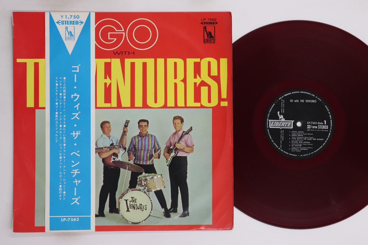 

LP Record VENTURES - Go With The Ventures LP7562 LIBERTY 1966 Japan Obi Rock Used