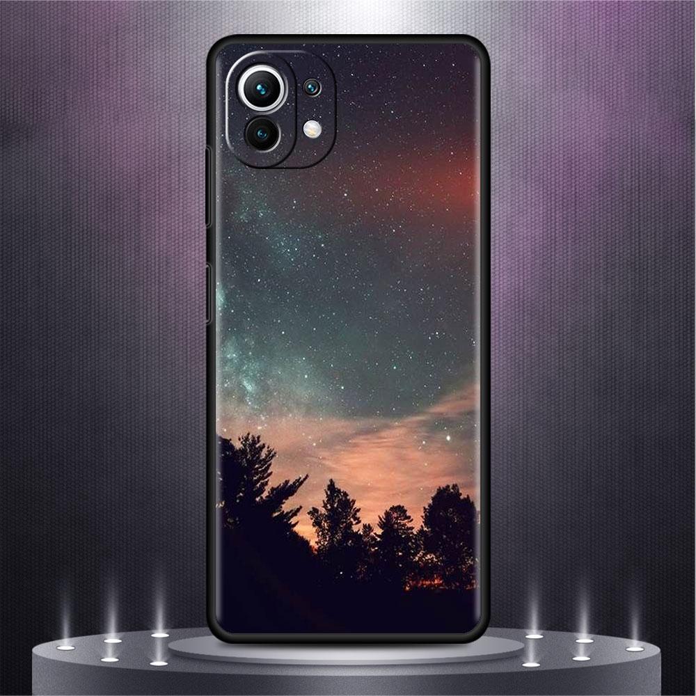 Mountain Beach Sea Hülle für Xiaomi Mi Poco X3 NFC M4 M3 Pro F3 GT F1 11 Lite Note 10 11T 10T 9T Rückseite Weiche Handyhülle
