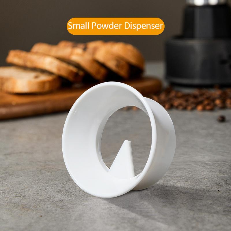 

Диспенсер для порошка для мокко-кофеварки, вращающееся кольцо для порошка для эспрессо, устройство для предотвращения разлета порошка, бытовые кофейные принадлежности