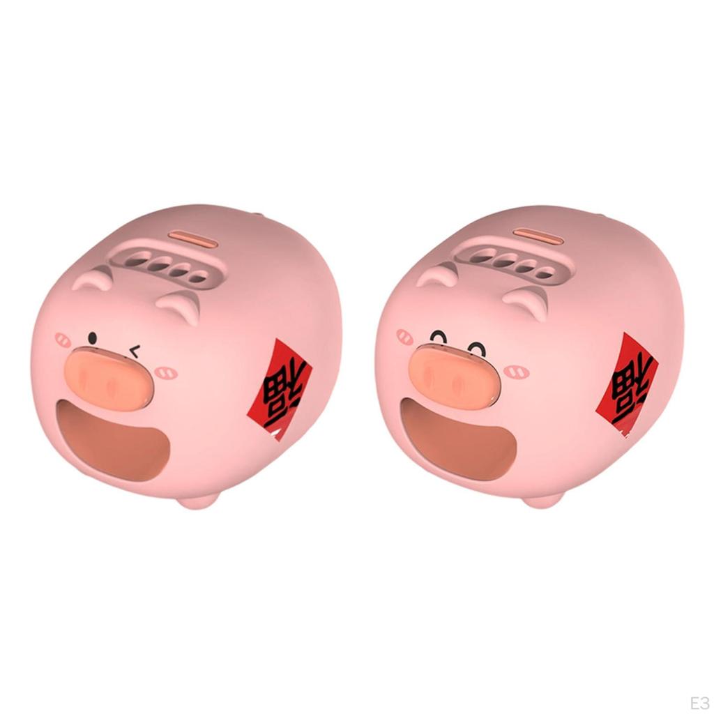 Nuts Automatic Peeling Machine Cartoon Pig Shape Melons Cracker Melon Opener for Nut Lovers