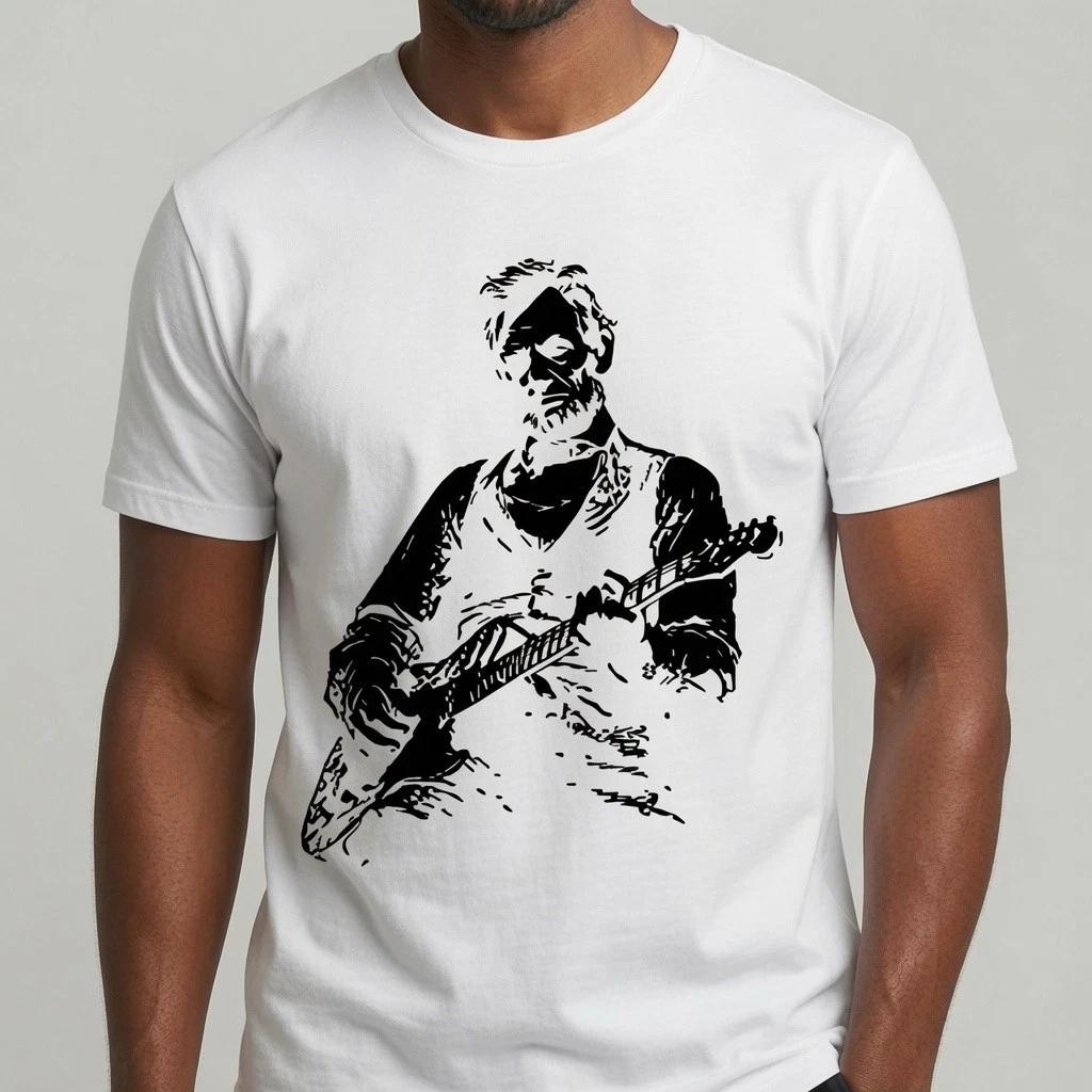 President Abraham Lincoln Playing Guitar Abe Lincoln T-Shirt Unisex L