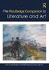The The Routledge Companion To Literature and Art Book