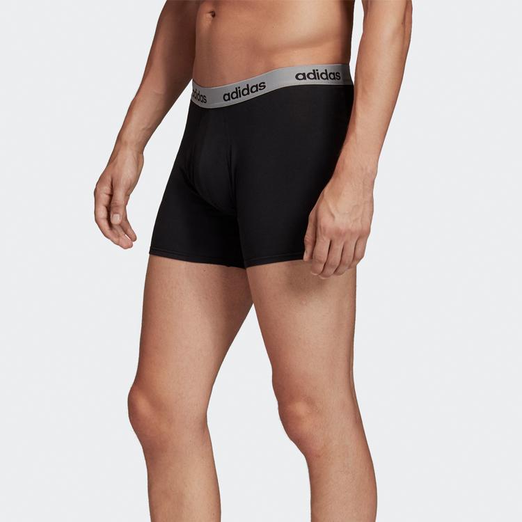 Adidas Stretch Boxer Briefs 3-Pack Men Underwear Black FS8393