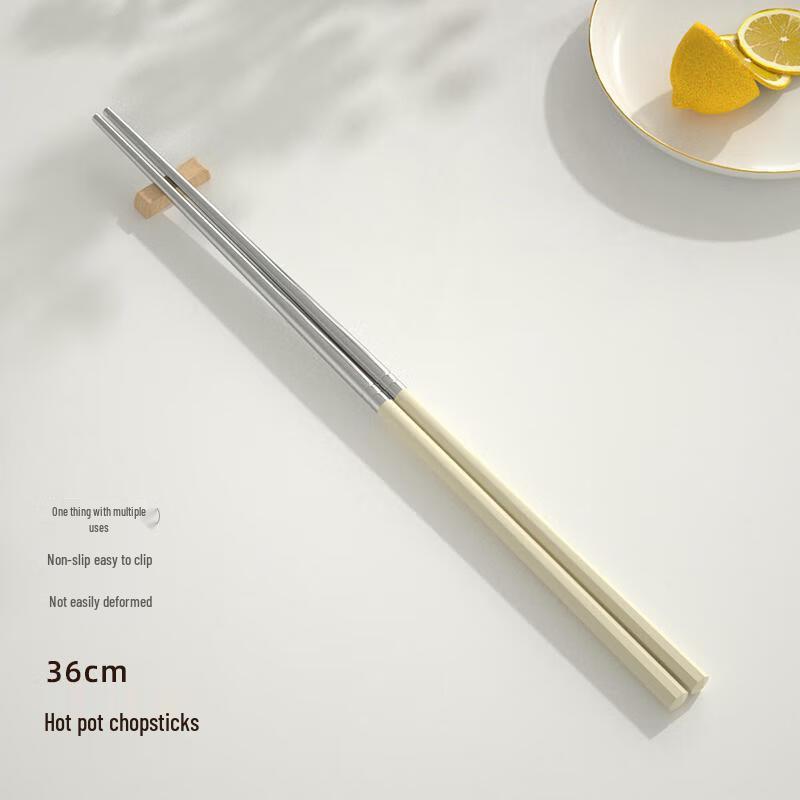 Extended Stainless Steel Multi-Purpose Chopsticks