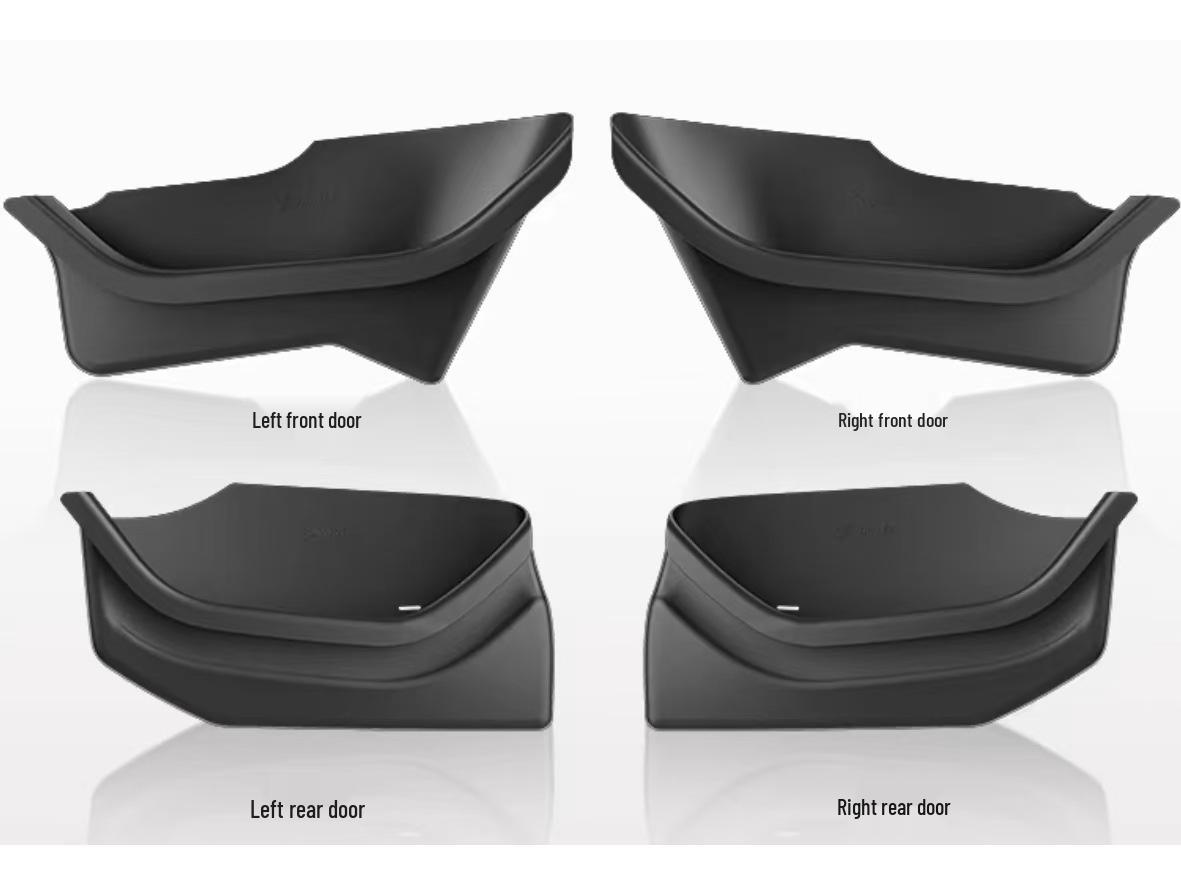 Tesla Model Y Velvet Door Slot Storage Box Protector 25 New Model Full Door Storage Box