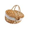 Handwoven Decorative Willow Basket Suitable for Festival Kitchen Decorating Serving Multifunctional Utility