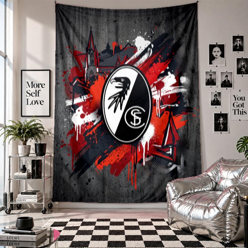 SC Freiburg FC Wall Tapestry Home Decor Wall Hanging Cloth for Bedroom Living Room Background