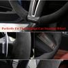 DIY Car Steering Wheel Cover Black Suede For Volkswagen Golf 6 GTI MK6 VW Polo GTI Scirocco R Passat CC R-Line 2010