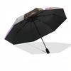 Girlfriend and Cats Automatic Opening and Closing, 8 Rib Structure Portable Umbrella, Suitable for Men and Women In All Seasons  Perfect Gif