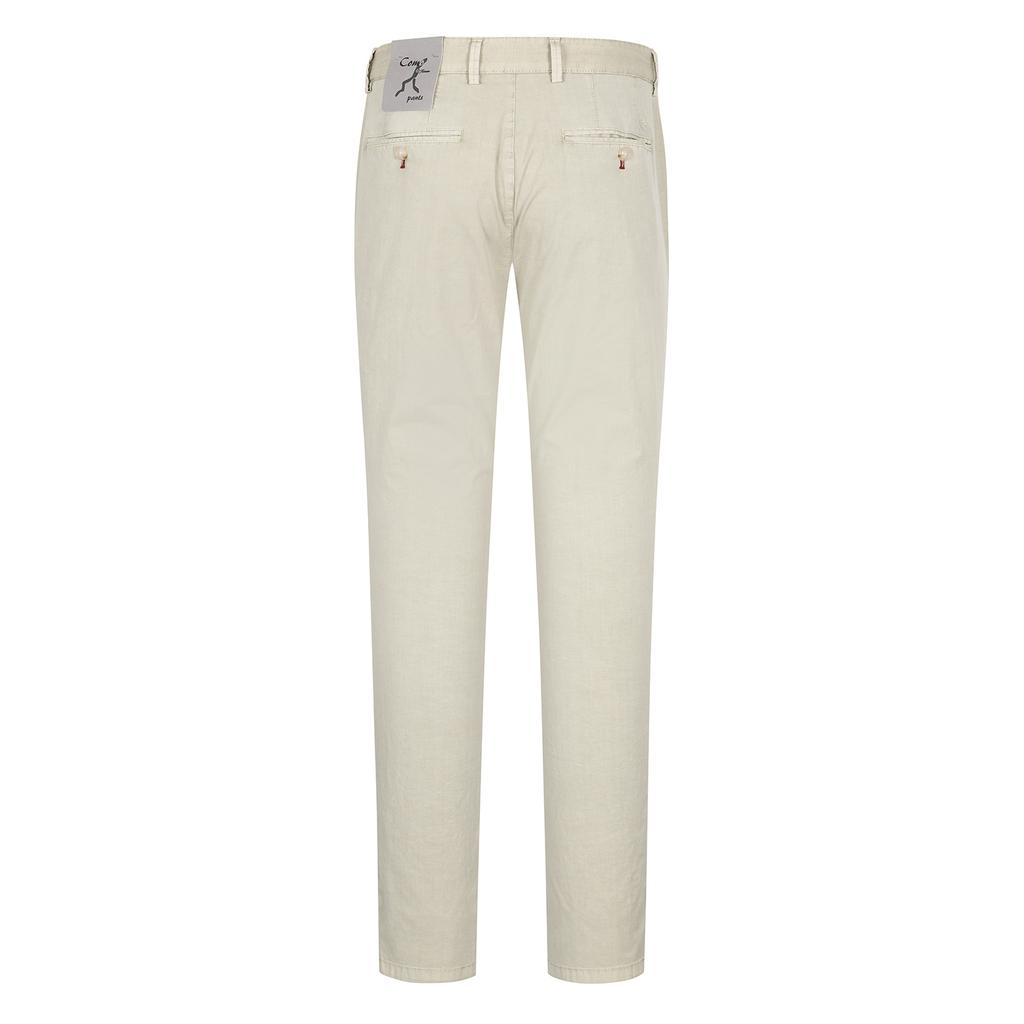 FERRAROMILANO Slim Fit Cotton Spandex Dyed Pants L/Beige (Am0Fbpc25251)