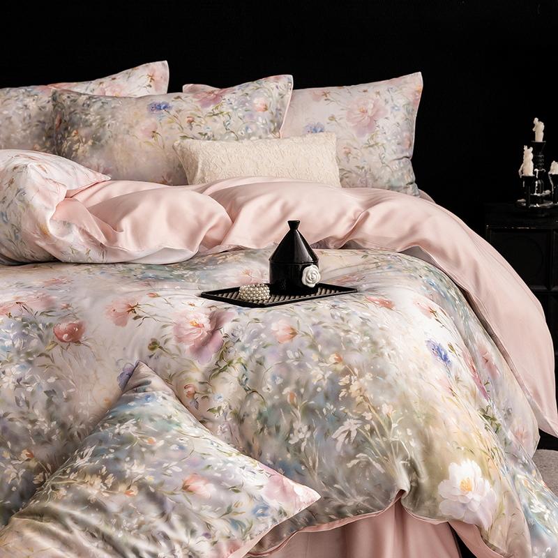 New  Luxury 100% Tencel Bedding Sets - High - Density, High - Count for 1.5m/1.8m/2.0m Beds