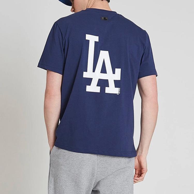 New MLB Los Angeles Dodgers T Shirt Unisex Navy Blue 31TSS3931-07N