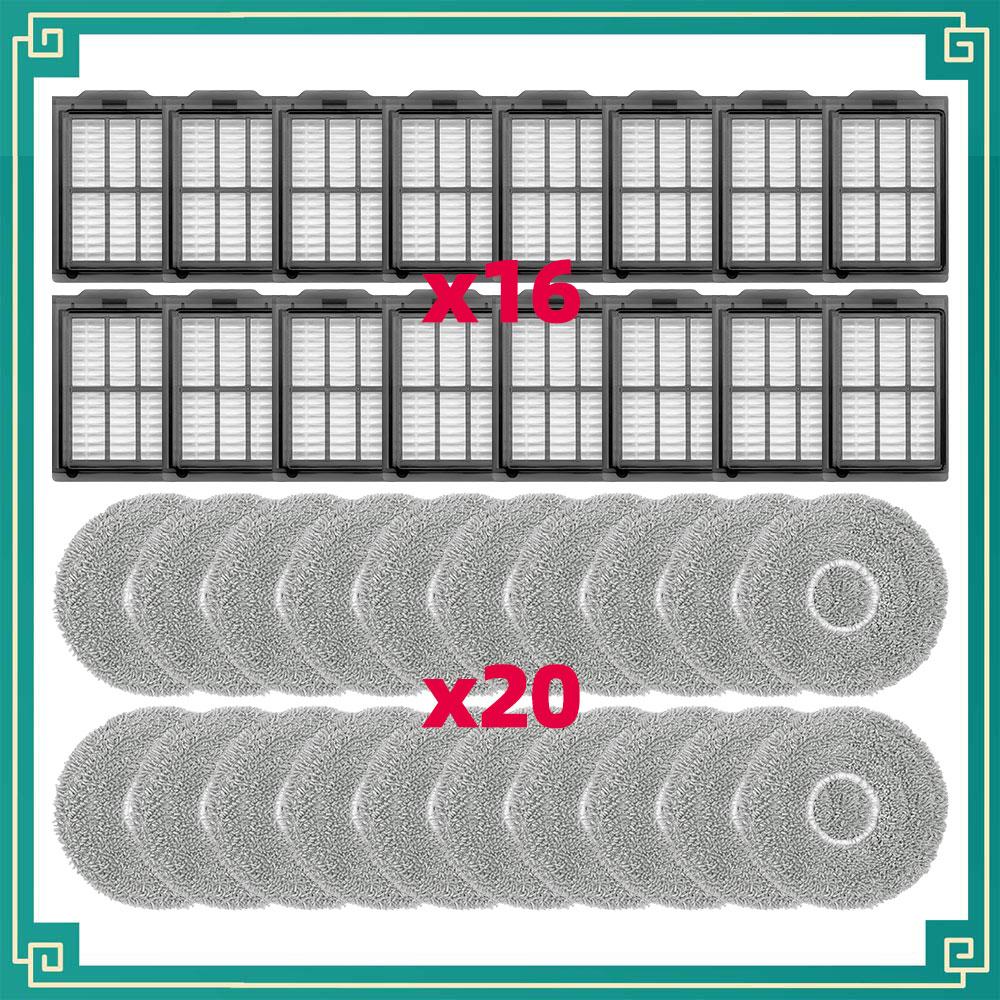 Compatible For 3i P10 Ultra Robot Vacuum Replacement Parts HEPA Filter Mop Cloth