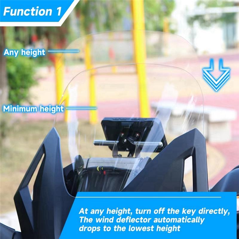 HOT-Windshield Auto Lift Kit Electric Folding Mirror Electric Folding Mirror For FORZA350,Windshield Auto Lift Kit Electric Fold как