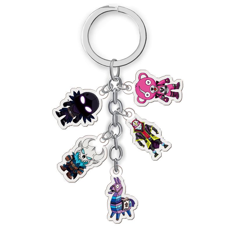 

Fortnite Acrylic Double-Sided Alpaca Keychain Set - 5 Styles 27mm