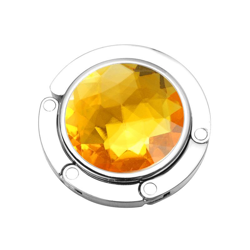 Kreativer Tragbarer Faltbarer Handtaschenhaken - Runder Metallaufhänger und Praktisches Souvenir