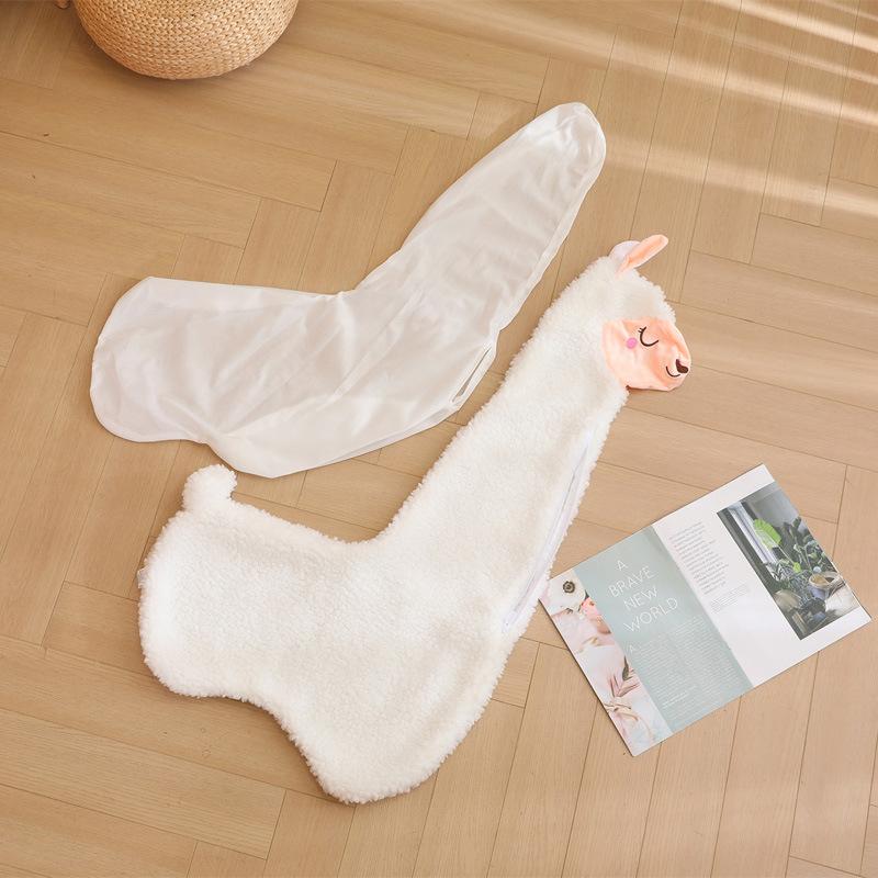 

Животное альпака кукла плюшевая игрушка маленькая овечка кукла девочка спящая подушка для бросания подушка дарение подарок на день рождения 75cm