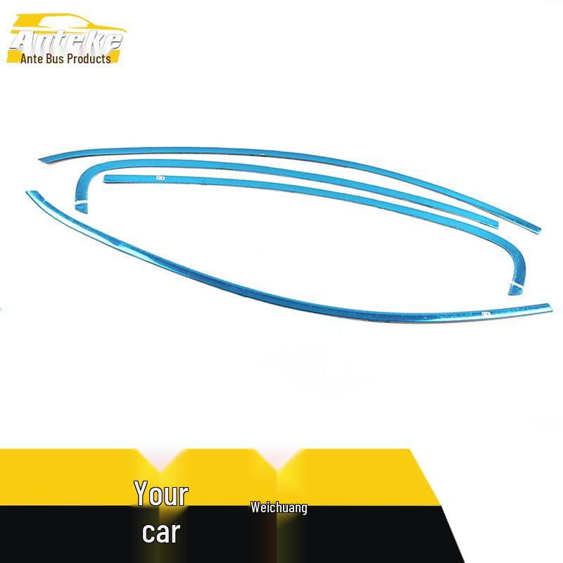 Regal Stainless Steel Window Trim: Anti-Scratch Glass Protection Strip for Car Modification