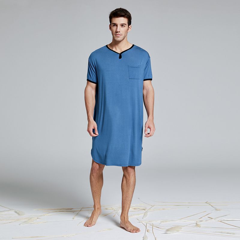 Modal Rayon Summer Thin Extra Fat Men's Jumpsuit