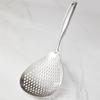 SUS304 stainless steel big end colander, pepper spoon, food spoon, kitchen household Lo mein dumpling cooking spoon