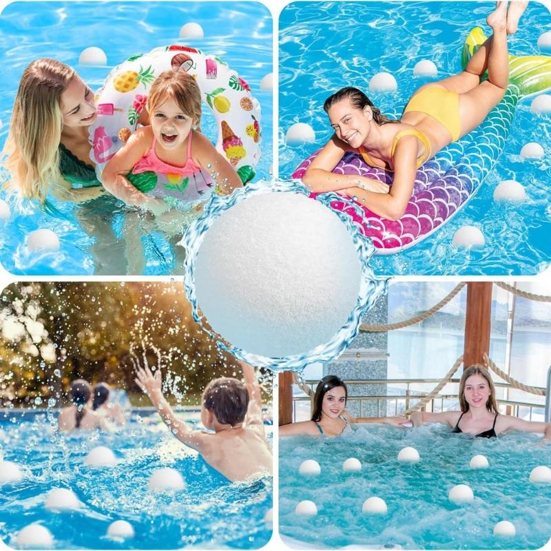Reusable Hot Tub Oil Absorber Sponge Delicate Hot Tub Scum Sponge Balls Easy to Use Sponge Sphere Filter Lifes Boosters