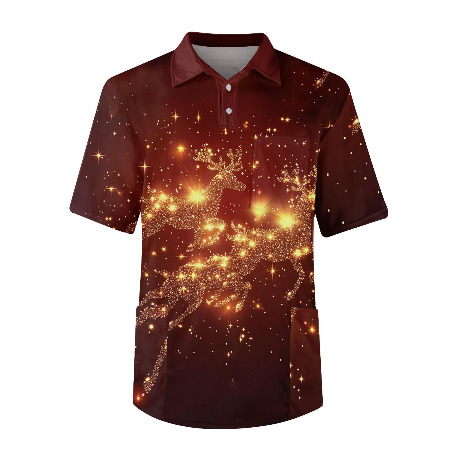 

Мужская однотонная футболка с коротким рукавом, пуговицами, лацканами, нагрудным карманом, Dry-nurse XXXXL винный