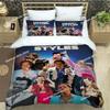 Sänger H-Harry-S-Styles Bettwäsche-Sets exquisites Bettwaren-Set Bettbezug Bettdecke-Set Bettwäsche-Set Luxus Geburtstagsgeschenk