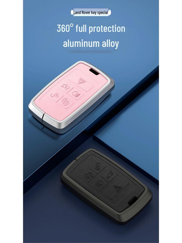 Land Rover & Jaguar Key Case for Range Rover Sport, Velar, Evoque, Discovery 4, Freelander 5.