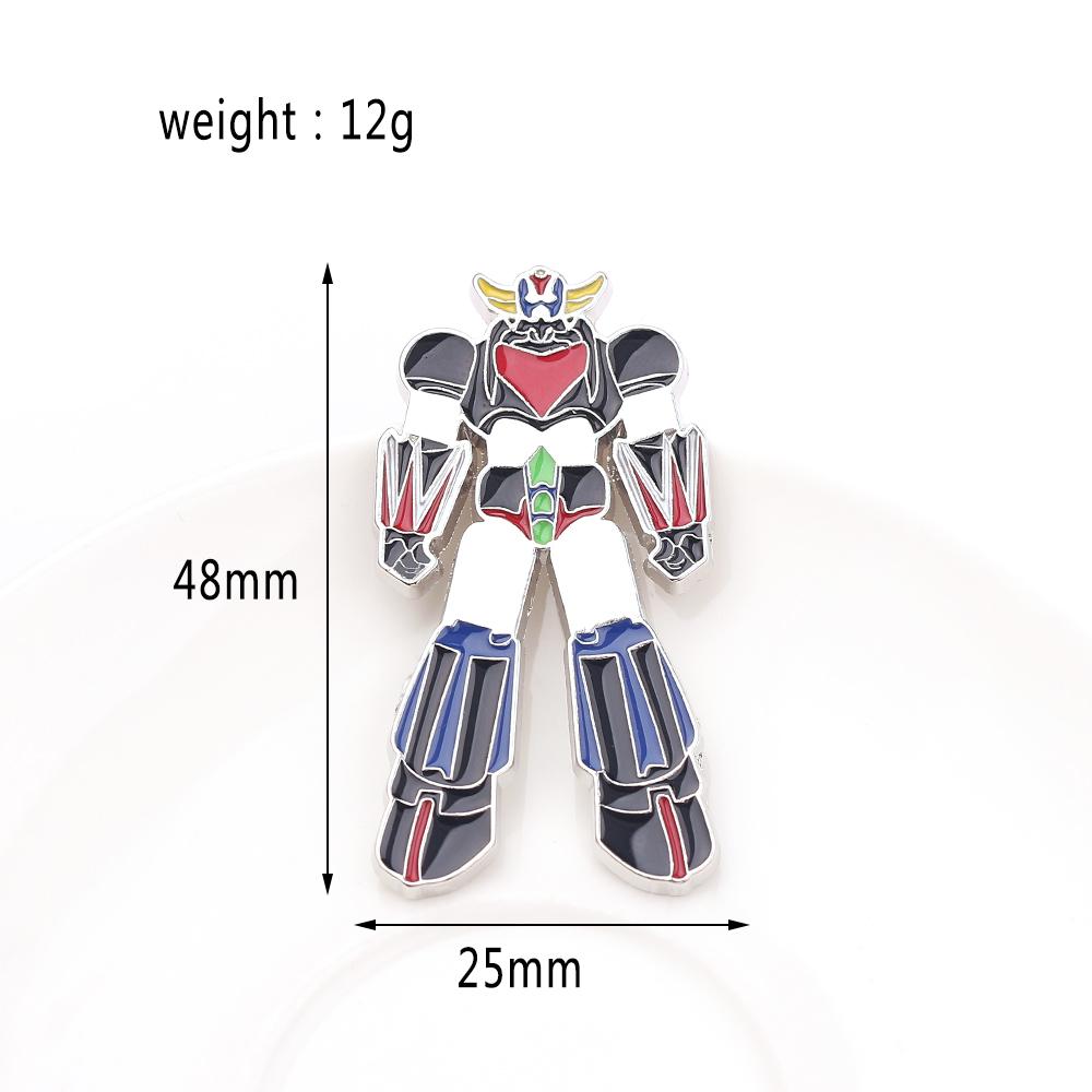 

Dongmanli UFO Robot Grendizer Brooches Anime Zinc Alloy Metal Enamel Pins for Women Men Lapel Pin backpack bags badge Jewelry