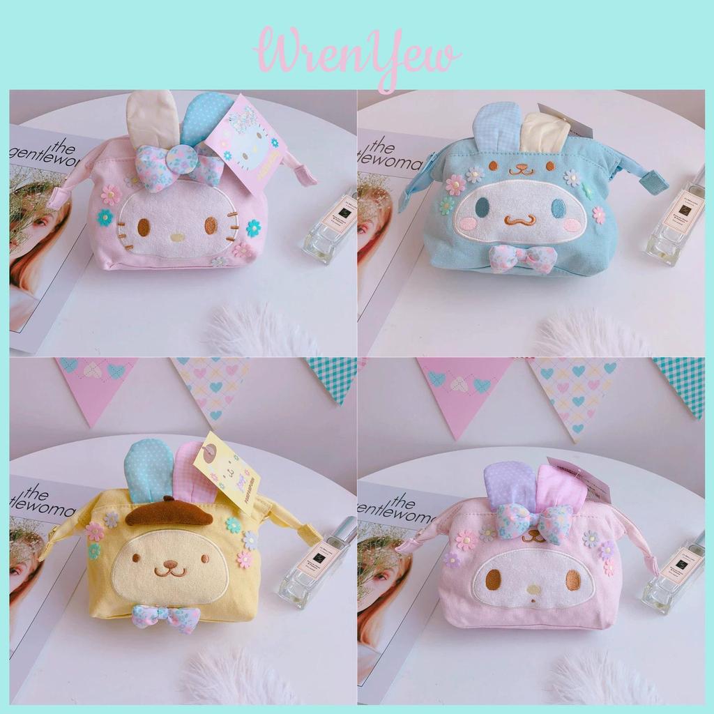 Cinnamoroll Cute Canvas Cosmetic Organizer With Breathable And Wearresistant Material