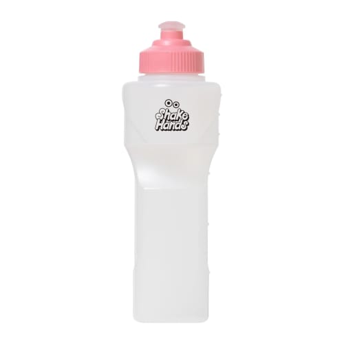 

WellBe Running Bottle Shake Hands (Increased Capacity and Fit) Pink