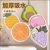 Fruit hand towels can be hung Children's cartoon hand towels Coral fleece thickened soft water absorption does not shed hair hand cloth