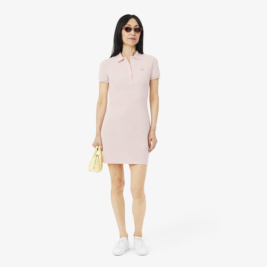 [lacoste] Женское мини-платье-поло приталенного кроя из мини-пике EF5473-55GADY 34