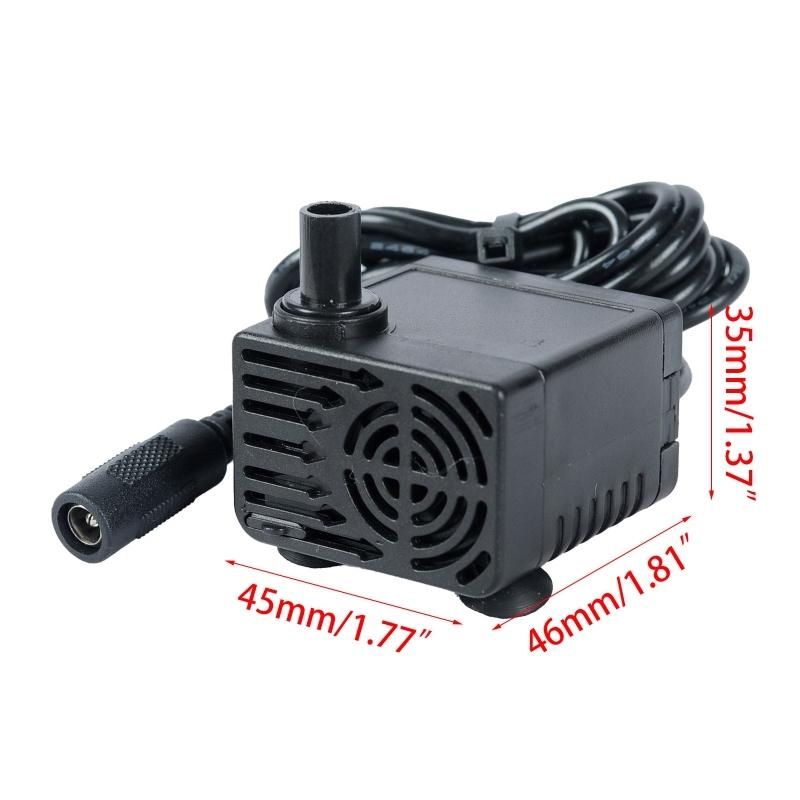P82D Quiet for Dc 9V 12V 500L/H 4-5W Submersible Water Pump Solar Brushless Motor Submersible Pool Water Pump For Fount
