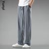 Men's Retro Style Loose Linen Pants - Breathable, Large Size, Straight Leg, Cotton Hanfu Trousers