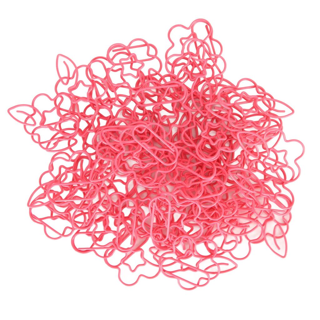 90 ks Kovové kancelářské sponky Kreativně roztomilé kancelářské sponky Malé přenosné kancelářské sponky pro studenty Kancelář