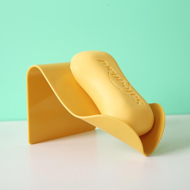 Non-drilling Wall-mounted Bathroom Soap Rack, Wall-mounted Bathroom Soap Box, Household Kitchen Non-drilling Storage Rack
