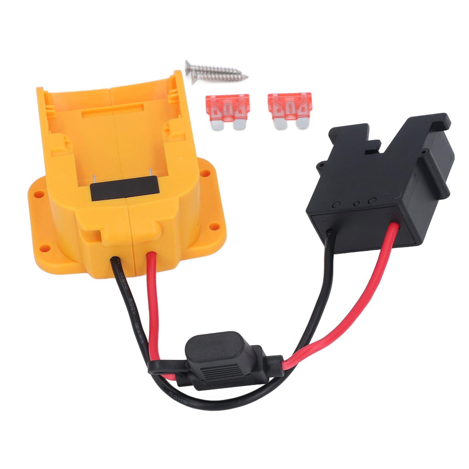 Power Tool Battery Adapter for 200 20V 18V Riding Toys Lithium Battery Converter with Wire Harness Connector