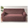 1pc Waterproof Jacquard Sofa Slipcover Elastic Non-slip Large Leaf Sofa Cover for Bedroom Office Living Room Home Decor