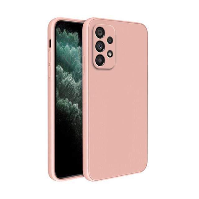 

Чехол для телефона A70 A71 для Samsung Galaxy A22 A32 A42 A52 A21S A72 A13 A23 A33 A31 A53 A54 A73 5G, мягкий жидкий силиконовый чехол For A42 5G розовый